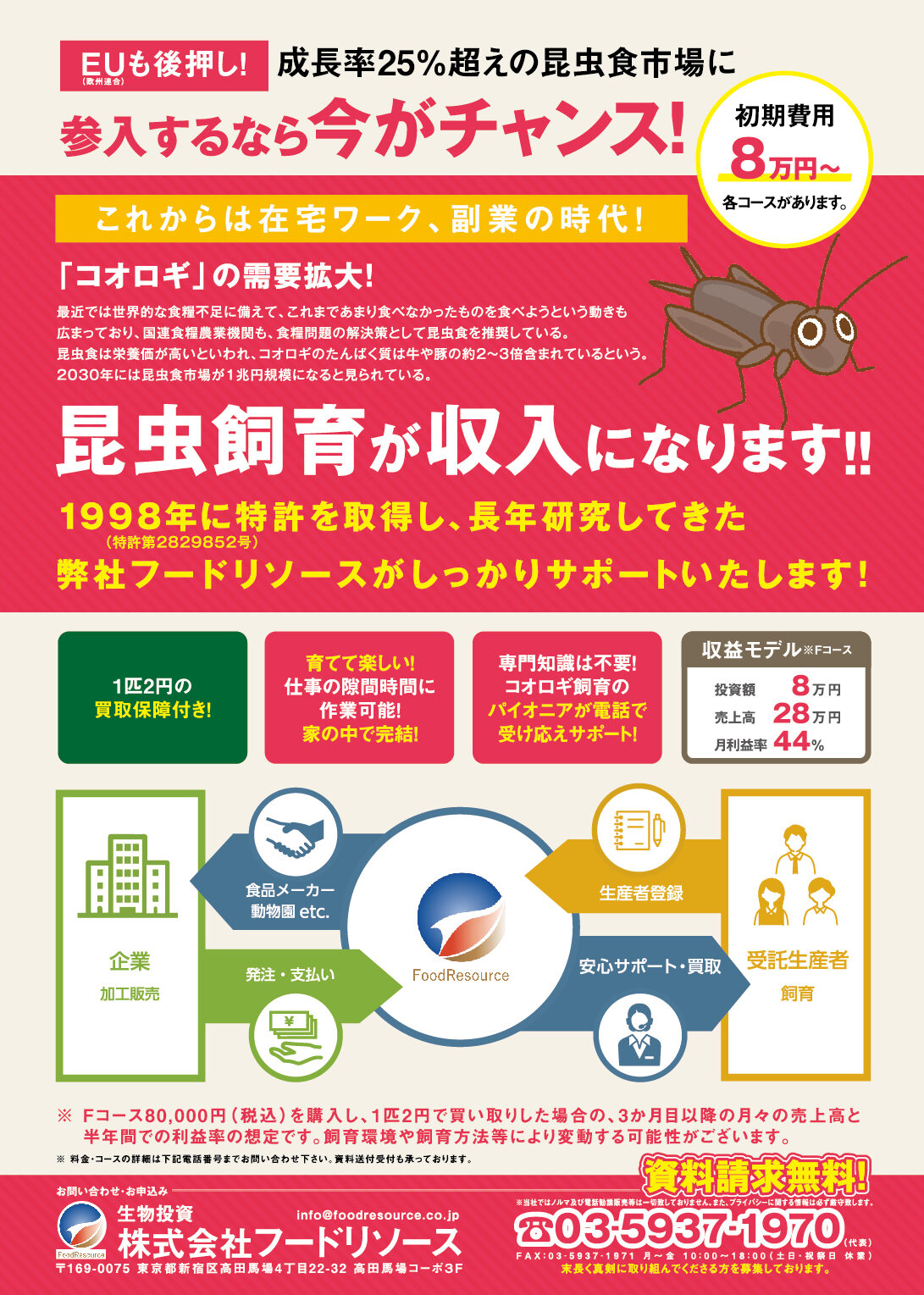 株式会社フードリソース様 チラシ
